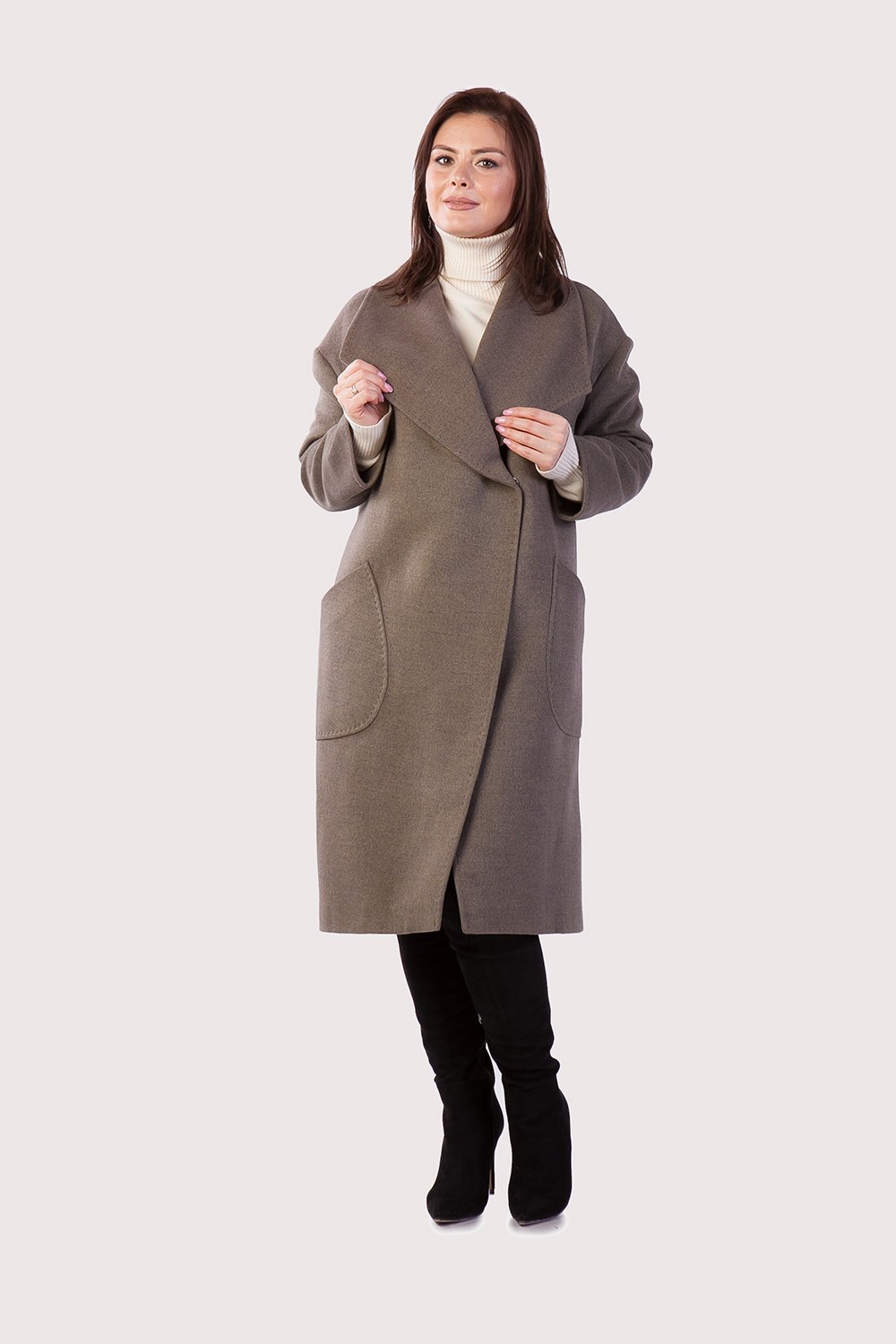 Женское пальто из кашемира 47046