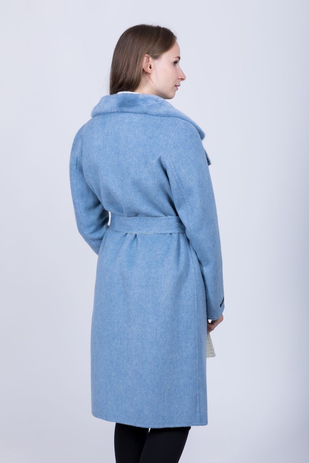 Женское пальто с отделкой 51643